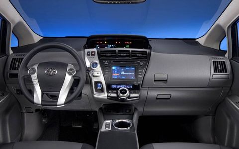 The materials in the interior are an improvement over the standard Prius