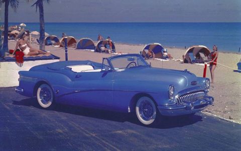 A series of special-edition Buick Skylarks was released in 1953. Each one got a V8, wire wheels and a custom-engraved steering wheel.