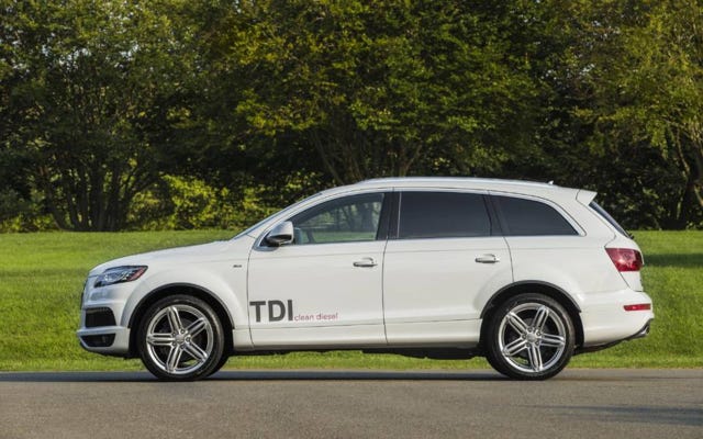 The 2014 Audi Q7 3.0 TDI Prestige comes in at a base price of $53,795 with our tester topping off at $81,795.