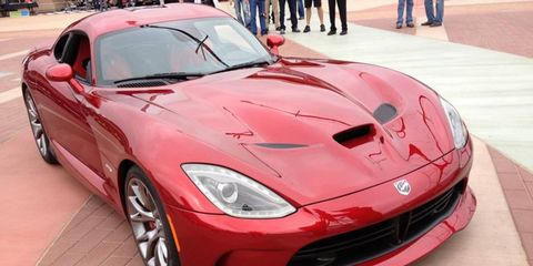 The 2013 SRT Viper was up for auction at Barrett-Jackson.