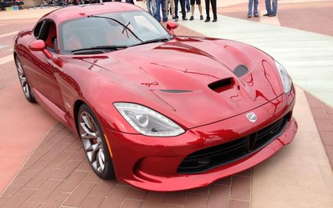 The 2013 SRT Viper was up for auction at Barrett-Jackson.