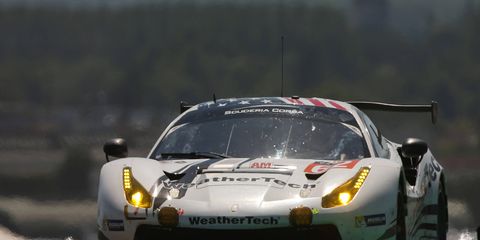 Townsend Bell and Bill Sweedler won the GTE Am class last year, and finished third in 2015