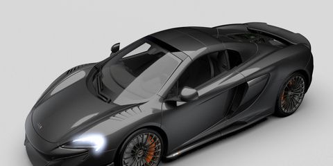 The new McLaren Carbon Series LT uses a gloss carbon fiber in virtually every possible area.