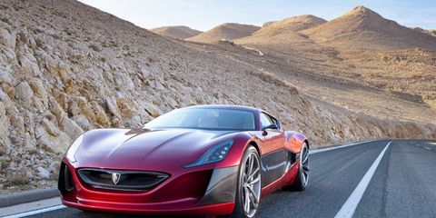 A production version of the Rimac Concept One debuted just last year, after a long gestation period. But it's not exactly headed for mass production.
