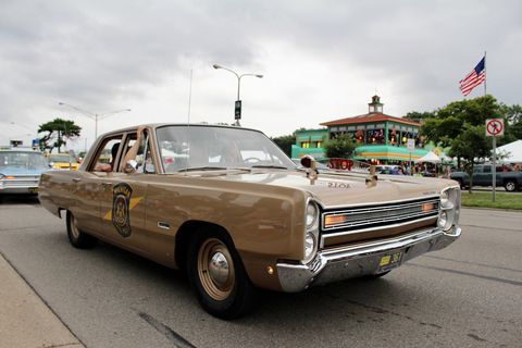1968 Plymouth Fury at the 2018 Woodward Dream Cruise