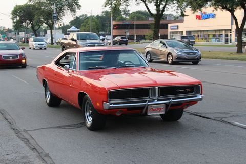 1969 Dodge Charger at the 2018 Woodward Dream Cruise