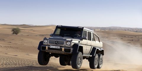 Germany's move away from internal combustion could spell an end for crazy production vehicles like the Mercedes-Benz AMG G63 6x6.
