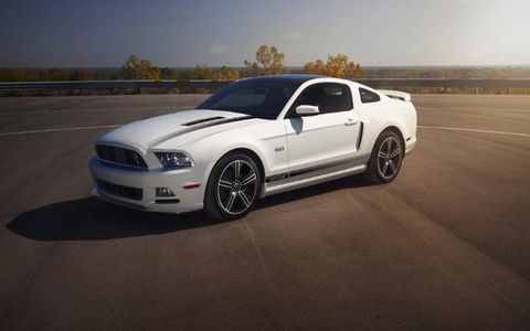The Mustang delivers 420 hp and 390 lb-ft of torque from its 5.0-liter V8