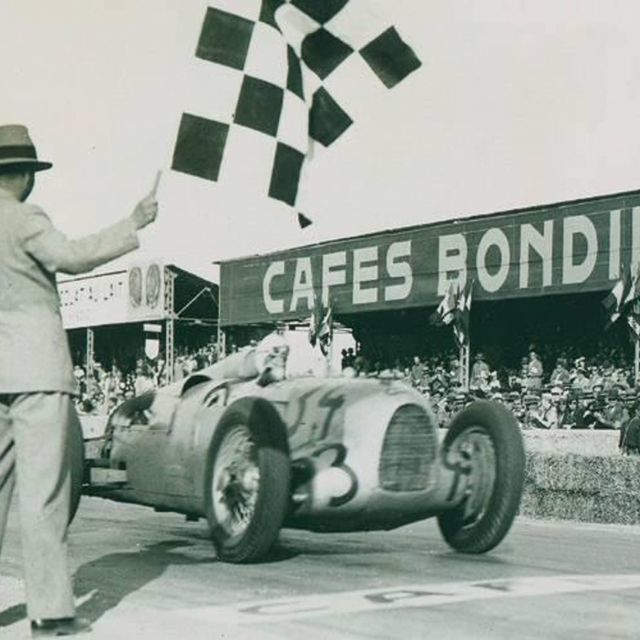 Achille Varzi's victory at the 1935 Grand Prix of Tunisia marked the Italian's third win on the course, his first for Germany's Auto Union.
