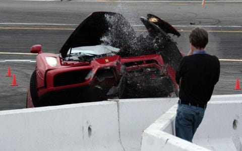 There Go His Residuals Actor Eddie Griffin Eradicates Enzo Supercar