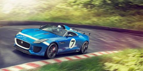 To commemorate Jag's 7 wins at LeMans between 1951 and 1990, they're bringing the Project 7 to Goodwood.