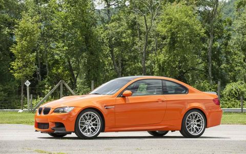 The V8 in the M3 makes 414 hp and 295 lb-ft of torque.