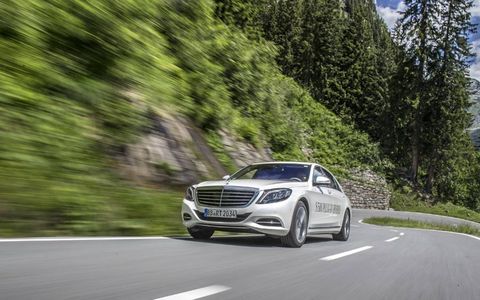 The Mercedes-Benz S550 Plug-In Hybrid is set to make its public debut at the Paris auto show in October.