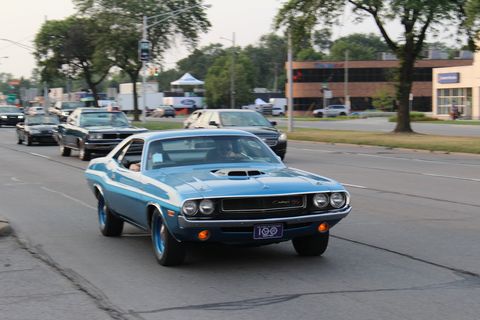 1970 Dodge Challenger at the 2018 Woodward Dream Cruise