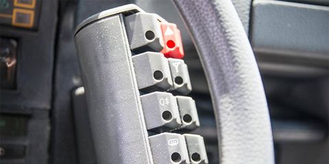 The famous controls in the Citroen GSA