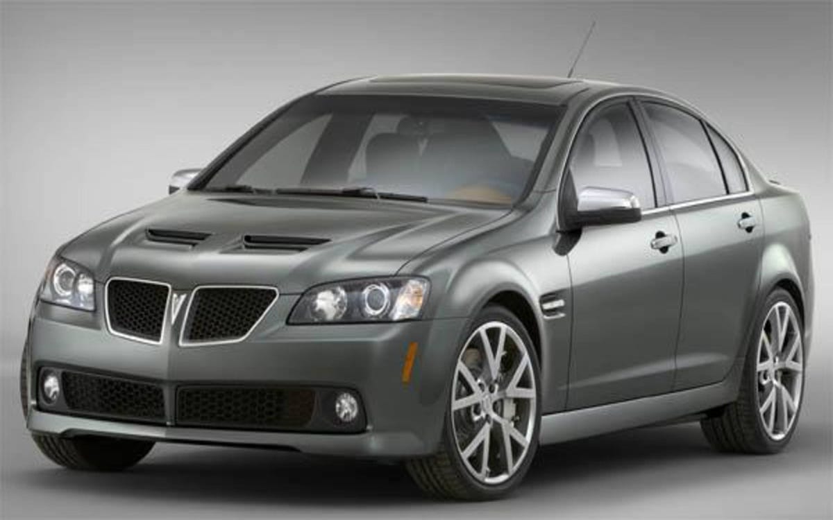 Pontiac G8 sedan will start at under $28K