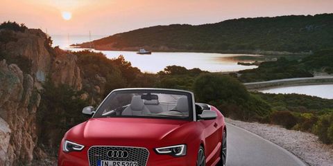 The RS5 Cabrio starts at $77,900 and ours stickered in at $88,720