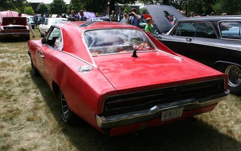 The 1969 Charger features the original 318 cu-in motor