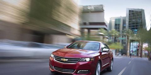 The 2014 Chevrolet Impala 2LTZ receives an epa-estimated 19 mpg in the city and 29 mpg on the highway.