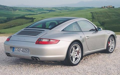 Forgoing the traditional rear-wheel drive layout of earlier 911 Targas, the sixth-generation model runs all-wheel-drive on all models. Targa 4 is powered by a 3.6-liter 325-hp, 273-lb-ft flat six-cylinder engine; Targa 4S gets the 3.8-liter, 355-hp, 295-lb-ft flat six. Porsche says Targa 4 hits 0-60 mph in 5.1-seconds, Targa 4S in 4.7 seconds. A six-speed manual gearbox is standard, with a five-speed Tiptronic automatic optional. A double-clutch manual-automatic gearbox will be a likely addition to the options list in the not-too-distant-future.