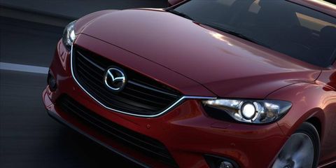 The redesigned 2014 Mazda6 sedan will be revealed in late August.