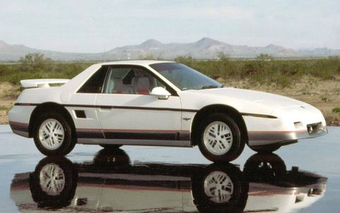 Pontiac FieroDon&#8217;t laugh, the Fiero was way ahead of it&#8217;s time. It paced the Indy 500 in 1984 beating out the Chevy Corvette. The &#8220;Iron Duke&#8221; four-cylinder was the base engine of the Fiero, soon after Pontiac added a high output V6.