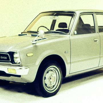 The first Civic didn't look like much, but it was the best cheap car in the world in 1973.