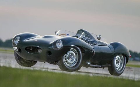 Pretend you're Mike Hawthorn with this 1955 Jaguar D-Type.