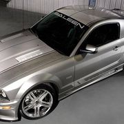 This Saleen anniversary Mustang carries a price of $100,000.