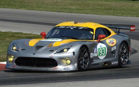 The SRT Viper made it on-track debut Thursday at Mid-Ohio.