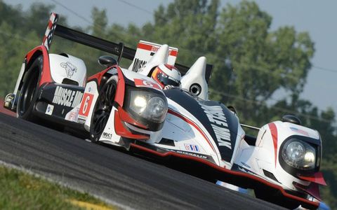 Klaus Graf and Lucas Luhr made it five wins in a row in the ALMS with a win at Mid-Ohio on Saturday.