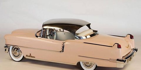 The "Josie's '56" pedal car is inspired by the 1956 Cadillac.