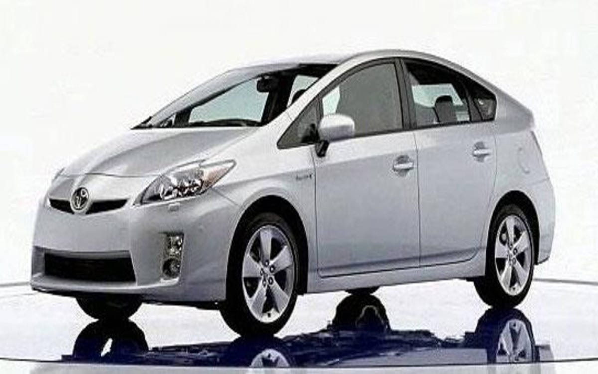 Redesigned Toyota Prius gets uncovered early