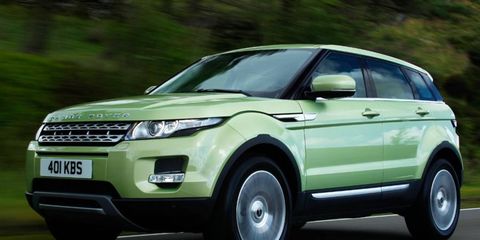 The Range Rover Evoque goes on sale this fall.