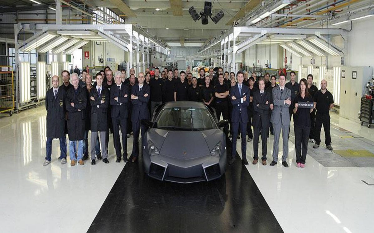 20 and out--All Lamborghini Reventons are delivered