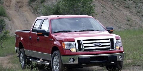 The new Ford F-150 is Lexus-like quiet at freeway speeds.