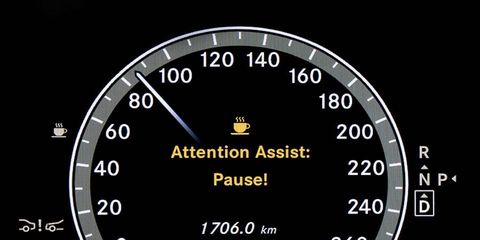 Mercedes's Attention Assist will keep drivers alert in the E-Class.