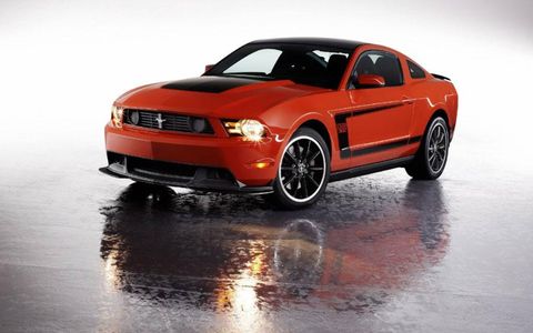 The new 2012 Boss Mustang
