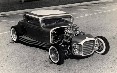 Land vehicle, Vehicle, Car, Vintage car, Hot rod, Motor vehicle, Classic car, Classic, Antique car, Custom car, 