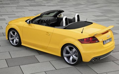 The Audi TTS competition gets 272 hp and 258 lb-ft of torque.