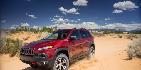 Crossovers like the new Jeep Cherokee helped fuel a 22 percent October sales increase at Chrysler Group.