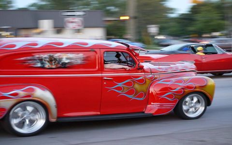 Flame job at the Woodward Dream Cruise!