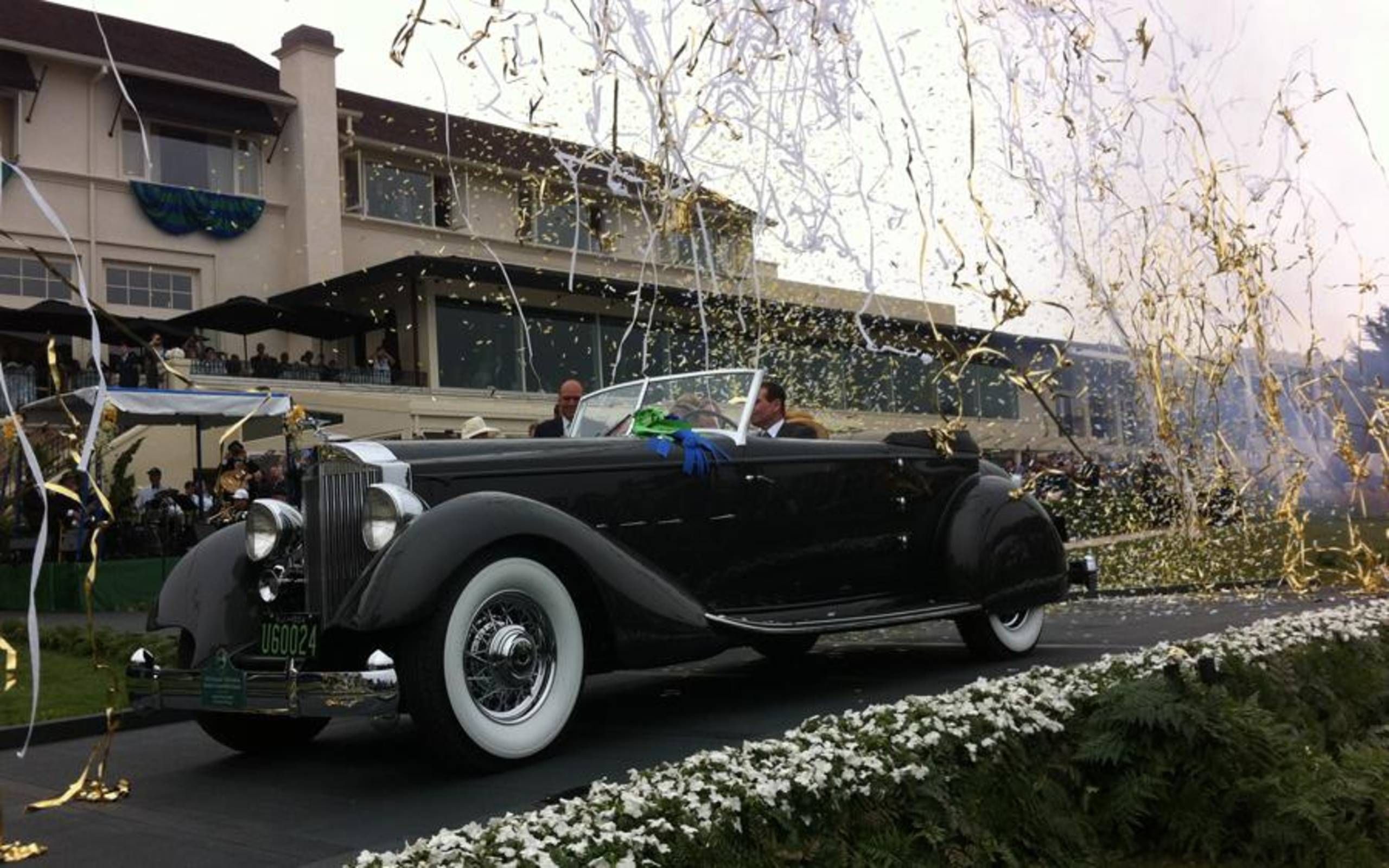 1934 Packard 1107 Twelve - Prints of classic cars popular from Pebble Beach Concours