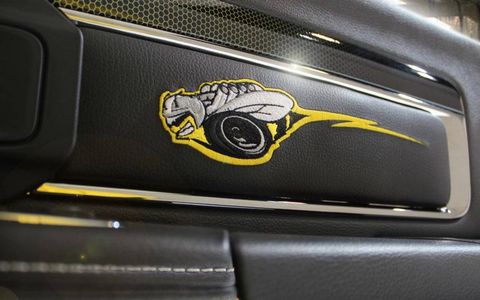 The Rumble Bee sports a 390-hp, 407-lb-ft Hemi V8.