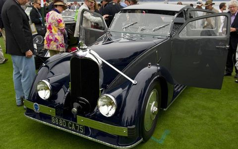 Peter Mullin's 1934 Voisin C-25 Aerodyne was named Best in Show at the 2011 Pebble Beach Concours d'Elegance on Sunday.