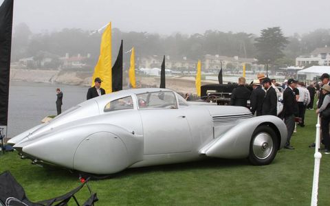 The 1938 Hispano-Suiza Dubonnet Saoutchick "Xenia" Coupe.
