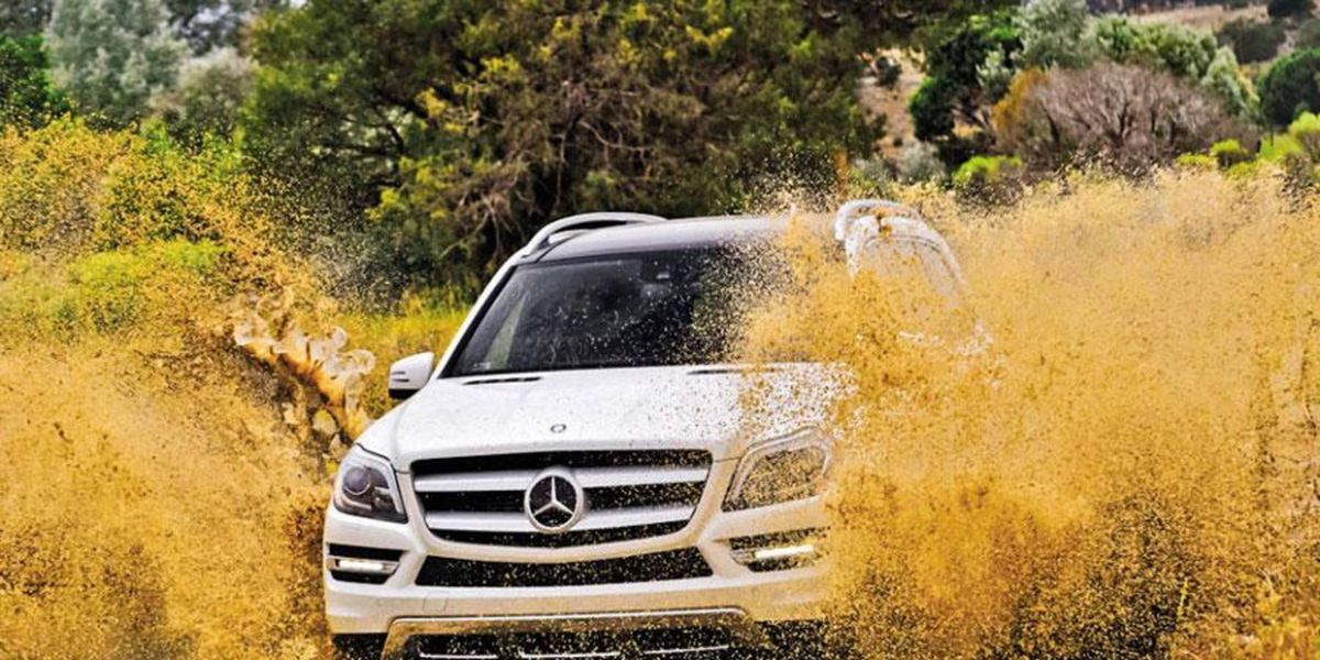 The new GL-class from Mercedes-Benz is a seven-passenger, luxurious, on- and off-roading SUV.