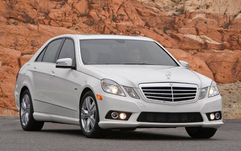 The 30.3 mpg fuel reading I achieved on my fill-up is the big deal about the Bluetec version of the 2012 Mercedes-Benz E350. Returning more than 30 mpg is something very few luxury cars on the market today will deliver. - Executive Editor Roger HartA model year 2011 is shown.