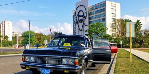 The GAZ 14 Chaika was in Cuba's government garage for the last 25 odd years.