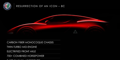 FCA promised a new Alfa Romeo 8C during it's Capital Markets Day program.